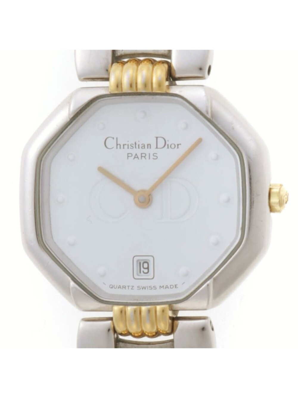 Dior Swing Watch Stainless Steel White Quartz